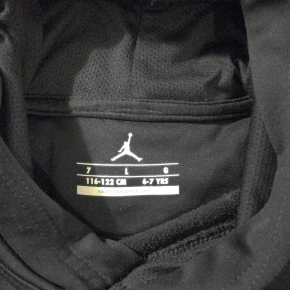 Kids (L / 6-7) Nike Jordan Fleece Hoodie - Picture 4 of 4